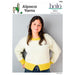 Sweater with Contrast Bands Knitting Pattern (AP3300)-Needlecraft Patterns-Alpaca Yarns-Printed-Wild & Woolly Yarns