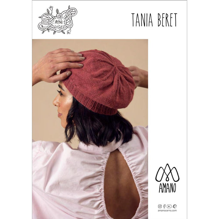 Tania Beret Knitting Pattern-Needlecraft Patterns-Wentworth Distributors-Printed-Wild &amp; Woolly Yarns