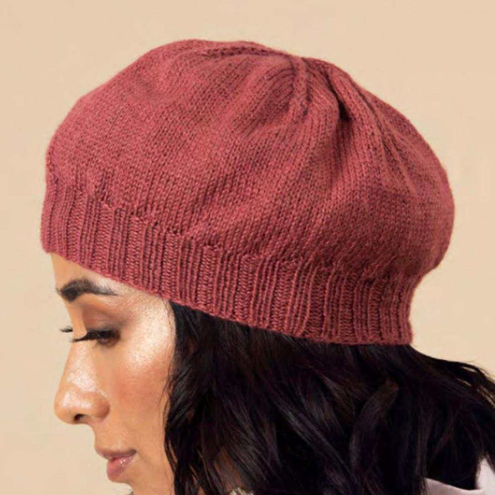 Tania Beret Knitting Pattern-Needlecraft Patterns-Wentworth Distributors-Printed Pattern – Posted-Wild & Woolly Yarns