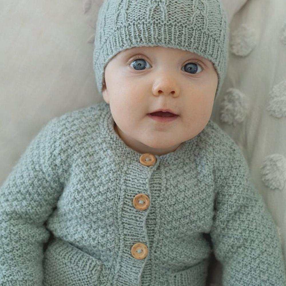 Taylor Cardi & Hat Knitting Pattern - 4Ply (BC87)-Needlecraft Patterns-Lisa F Design-Wild & Woolly Yarns