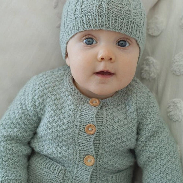 Taylor Cardi & Hat Knitting Pattern - 4Ply (BC87)-Needlecraft Patterns-Lisa F Design-Wild & Woolly Yarns