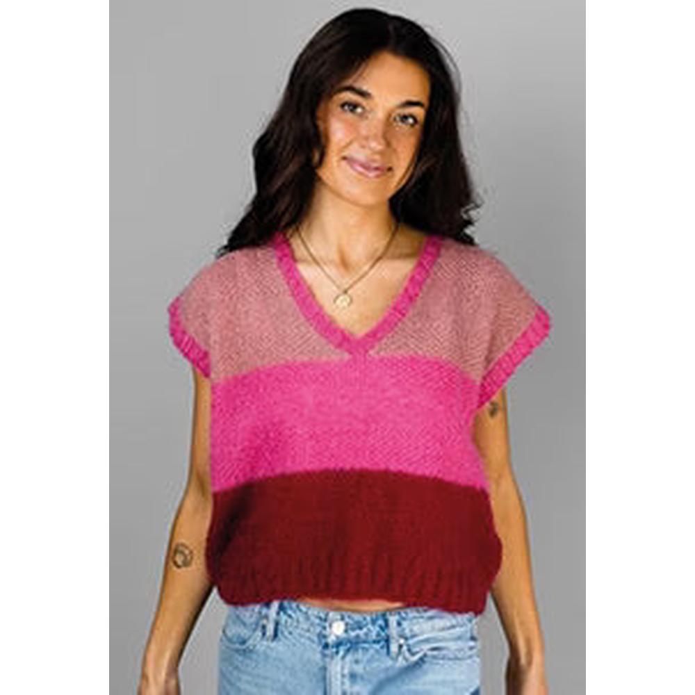Texture Sweater or Vest Knitting Pattern (AP1417)-Needlecraft Patterns-Alpaca Yarns-Printed Pattern – Posted-Wild & Woolly Yarns