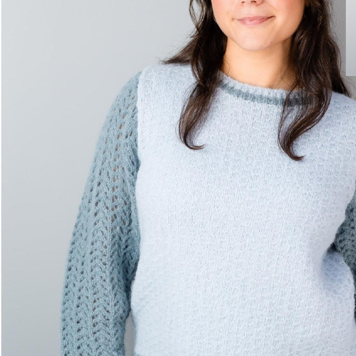 Texture Top or Sweater Knitting Pattern – AP3309-Needlecraft Patterns-Alpaca Yarns-Printed-Wild & Woolly Yarns