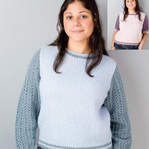 Texture Top or Sweater Knitting Pattern – AP3309-Needlecraft Patterns-Alpaca Yarns-Printed-Wild & Woolly Yarns