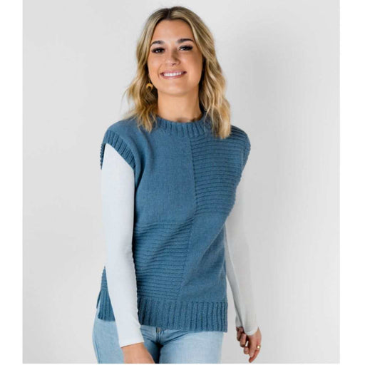 Texture Vest Knitting Pattern (AP2208)-Needlecraft Patterns-Alpaca Yarns-Printed Pattern – Posted-Wild & Woolly Yarns