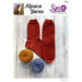 Textured Alpaca Socks Knitting Pattern (AP2803)-Needlecraft Patterns-Alpaca Yarns-Printed-Wild & Woolly Yarns