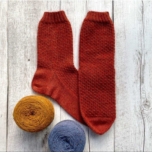 Textured Alpaca Socks Knitting Pattern (AP2803)-Needlecraft Patterns-Alpaca Yarns-Printed Pattern – Posted-Wild & Woolly Yarns