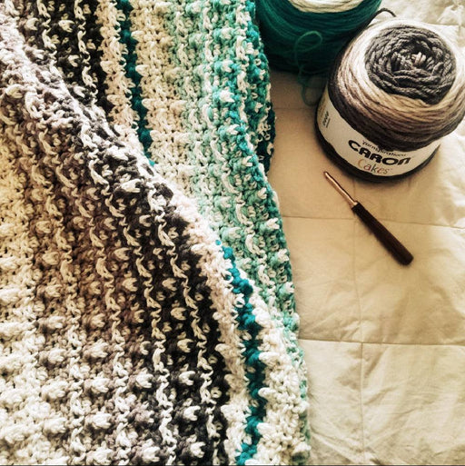 Textured Fair Isle Afghan Crochet Pattern-Needlecraft Patterns-HD Publishing-Wild & Woolly Yarns
