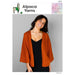 Throw Over Cardigan Knitting Pattern (AP1412)-Needlecraft Patterns-Alpaca Yarns-Printed-Wild & Woolly Yarns
