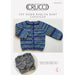 Top Down Baby Cardigan Knitting Pattern (CRU2324)-Needlecraft Patterns-Crucci-Printed-Wild & Woolly Yarns