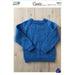 Top Down Jumper for Little Ones Knitting Pattern (K3013)-Needlecraft Patterns-Wentworth Distributors-Printed Pattern – Posted-Wild & Woolly Yarns