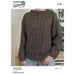 Top Down Jumper with Front Cable Panel Knitting Pattern (N1788)-Needlecraft Patterns-Wentworth Distributors-Printed-Wild & Woolly Yarns