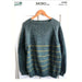 Top Down Jumper with Stripes Knitting Pattern (N1693)-Pattern-Wild and Woolly Yarns