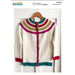 Top Down Simple Stripes Cardigan Knitting Pattern (N1718)-Needlecraft Patterns-Wentworth Distributors-Printed Pattern – Posted-Wild & Woolly Yarns