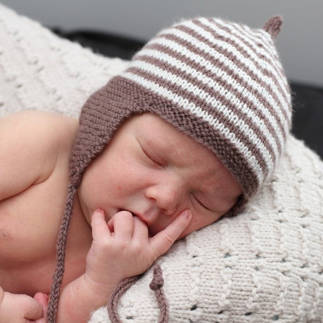 Torben Hat Knitting Pattern - 4Ply (BC19)-Pattern-Wild and Woolly Yarns