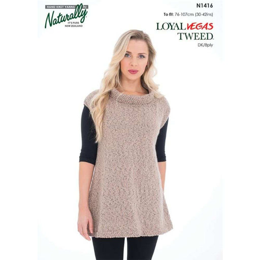 Tunic Knitting Pattern (N1416)-Needlecraft Patterns-Wentworth Distributors-Printed Pattern – Posted-Wild & Woolly Yarns