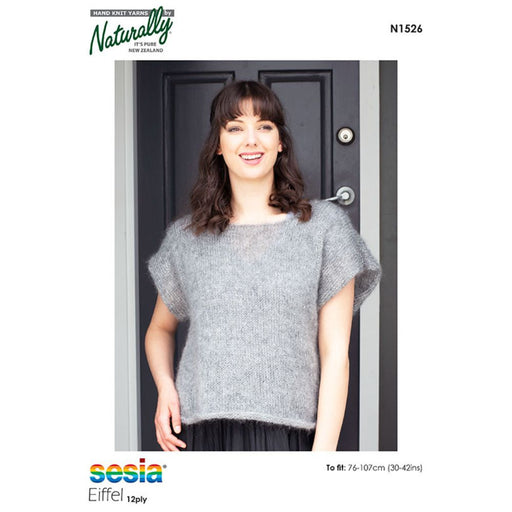 Tunic Knitting Pattern (N1526)-Needlecraft Patterns-Wentworth Distributors-Printed-Wild & Woolly Yarns
