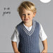 Tweedie Sox Cable Vest Knitting Pattern (AP1322)-Needlecraft Patterns-Alpaca Yarns-Printed-Wild & Woolly Yarns