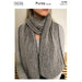 Two Colour Fisherman's Rib Scarf Kitting Pattern (N1704)-Needlecraft Patterns-Wentworth Distributors-Printed Pattern – Posted-Wild & Woolly Yarns