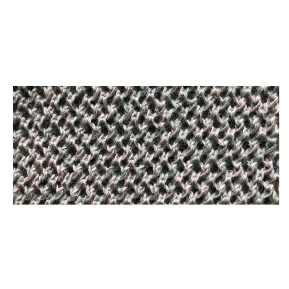 Two Tone Lacey Cowl Knitting Pattern (N1707)-Needlecraft Patterns-Wentworth Distributors-Printed Pattern – Posted-Wild & Woolly Yarns