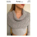 Two Tone Lacey Cowl Knitting Pattern (N1707)-Needlecraft Patterns-Wentworth Distributors-Printed Pattern – Posted-Wild & Woolly Yarns