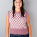 Two Tone Vest Knitting Pattern – AP3303-Needlecraft Patterns-Alpaca Yarns-Printed Pattern – Posted-Wild & Woolly Yarns