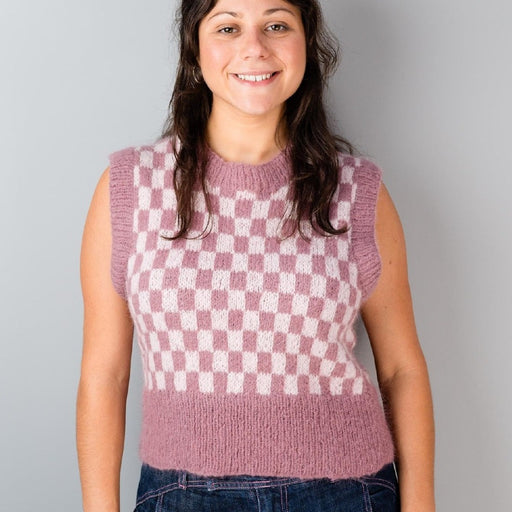 Two Tone Vest Knitting Pattern – AP3303-Needlecraft Patterns-Alpaca Yarns-Printed-Wild & Woolly Yarns