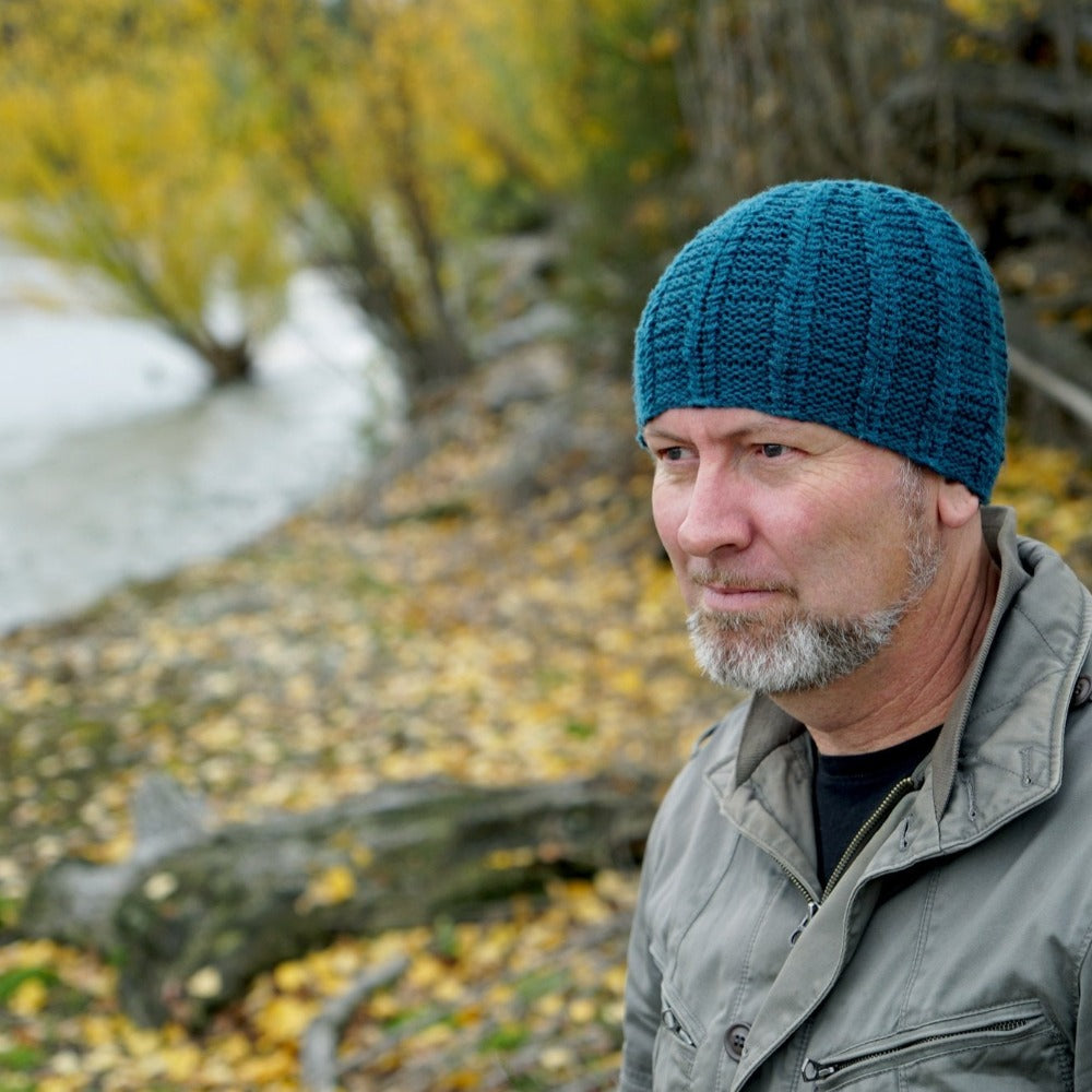 Tyler Beanie Knitting Pattern 8Ply (HC31)