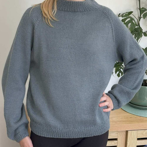Unisex Top Down Raglan Jumper Knitting Pattern (N1793)-Needlecraft Patterns-Wentworth Distributors-Printed Pattern – Posted-Wild & Woolly Yarns