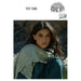 Wide crescent Urpi shawl with wave lace border and wildflower-knot texture knitting pattern