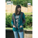 V-Neck Jacket with Pockets Knitting Pattern (N1451)-Needlecraft Patterns-Wentworth Distributors-Printed-Wild & Woolly Yarns