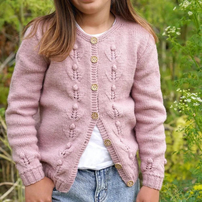 Verity Cardi Junior Knitting Pattern (LF62)-Needlecraft Patterns-Lisa F Design-Wild & Woolly Yarns