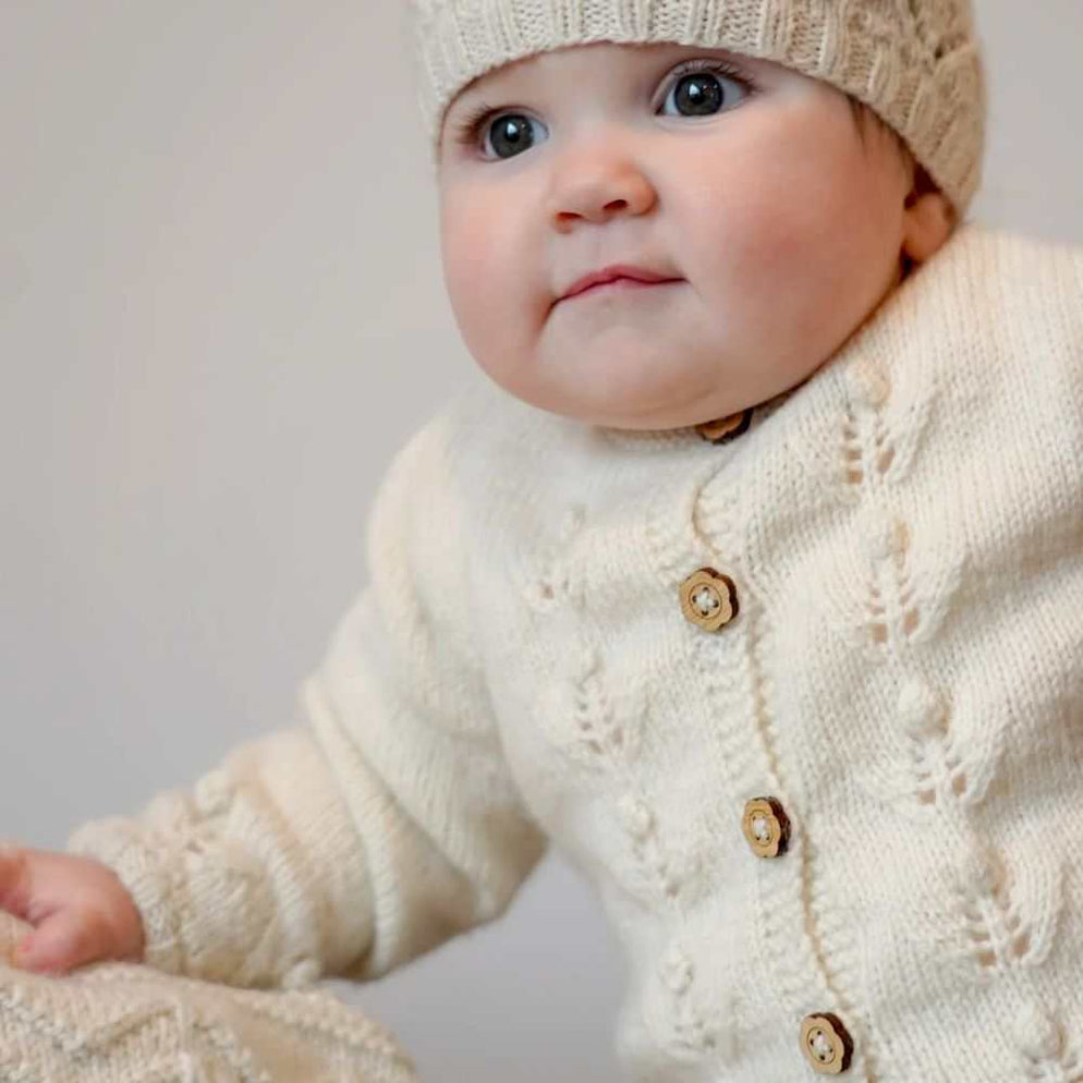Home Verity Cardi and Hat Knitting Pattern - 4Ply (BC115)
