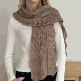 Vertical Lace Scarf Knitting Pattern (N1810)-Needlecraft Patterns-Wentworth Distributors-Printed Pattern – Posted-Wild & Woolly Yarns