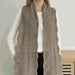 Vertical Lace Scarf Knit Kit-Needlecraft Kits-Wild & Woolly Yarns-Stony (3200)-One Size-Wild & Woolly Yarns