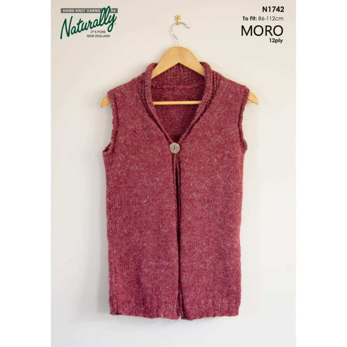 Vest Knitting Pattern (N1742)-Needlecraft Patterns-Wentworth Distributors-Printed Pattern – Posted-Wild & Woolly Yarns