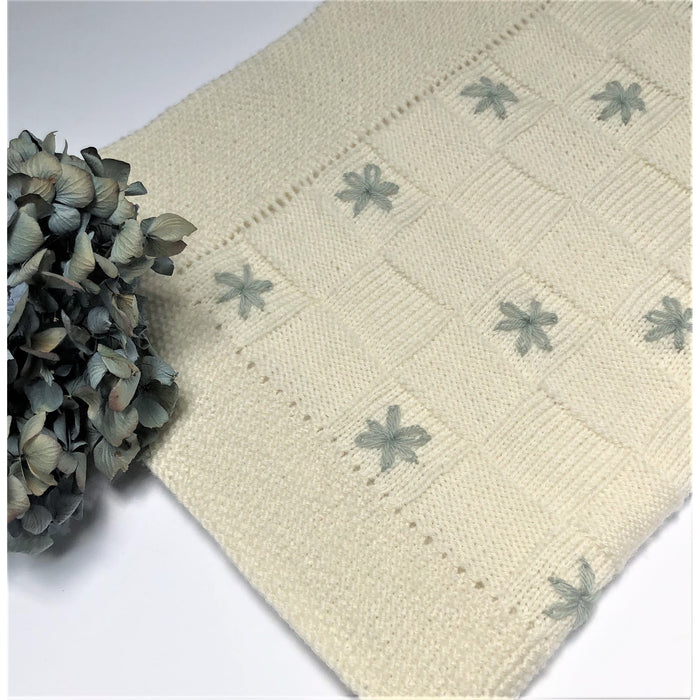 "Vintage' Baby Blanket Knitting Pattern-Needlecraft Patterns-Wild & Woolly Yarns-Printed-Wild & Woolly Yarns