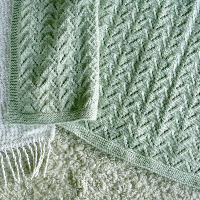 Vintage Lace Blanket Knitting Pattern (BC139)-Needlecraft Patterns-Lisa F Design-Wild & Woolly Yarns