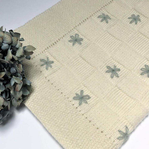 Vintage Merino Baby Blanket Knitting Pattern-Needlecraft Patterns-Wild & Woolly Yarns-Printed Pattern – Posted-Wild & Woolly Yarns