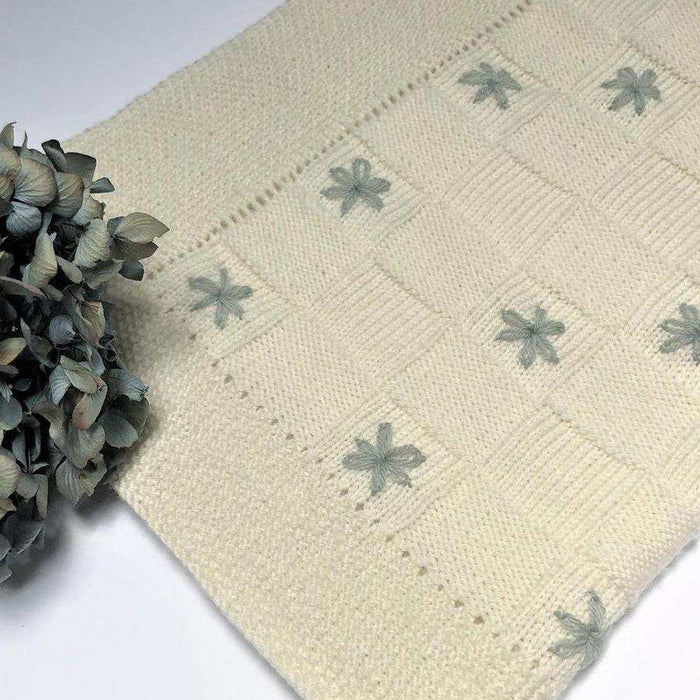 Vintage Merino Baby Blanket Knitting Pattern-Needlecraft Patterns-Wild & Woolly Yarns-Printed Pattern – Posted-Wild & Woolly Yarns