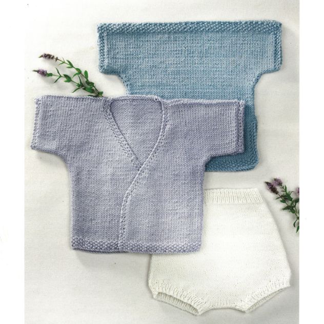 Vintage Vest & Pants Knitting Pattern (P1318)-Needlecraft Patterns-Wentworth Distributors-Printed-Wild & Woolly Yarns