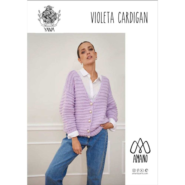 Violetta Cardigan Knitting Pattern-Needlecraft Patterns-Wentworth Distributors-Printed Pattern – Posted-Wild & Woolly Yarns