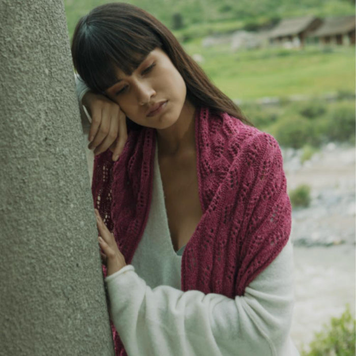 Viviana Scarf Knitting Pattern-Needlecraft Patterns-Wild and Woolly Yarns