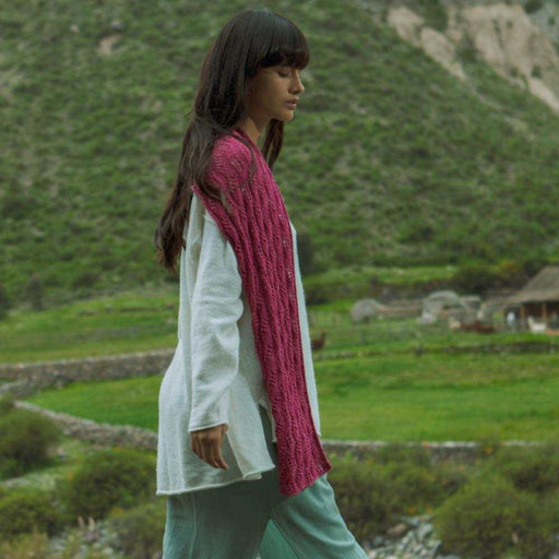 Viviana Scarf Knitting Pattern-Needlecraft Patterns-Wentworth Distributors-Printed Pattern – Posted-Wild & Woolly Yarns