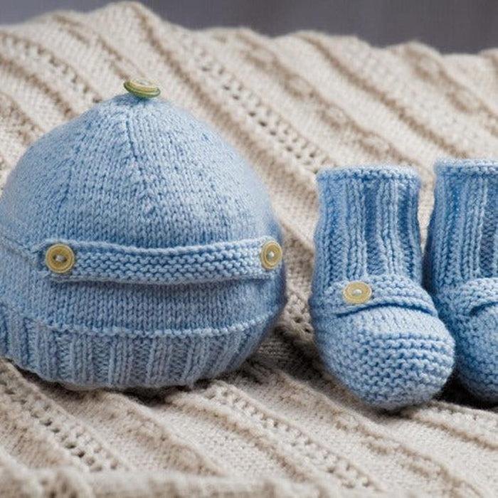 Walker Hat & Boots Knitting Pattern - 4Ply (BC25)-Needlecraft Patterns-Lisa F Design-Wild & Woolly Yarns