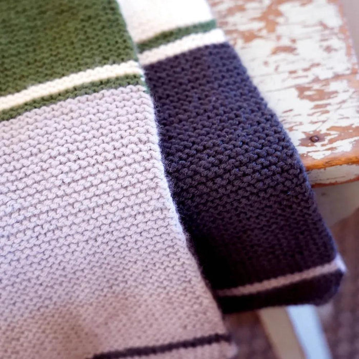 Walter Blanket Knitting Pattern (BC134)-Needlecraft Patterns-Lisa F Design-Wild & Woolly Yarns