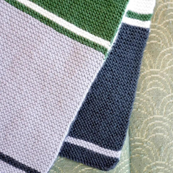 Walter Blanket Knitting Pattern (BC134)-Needlecraft Patterns-Lisa F Design-Wild & Woolly Yarns