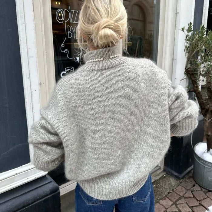 Weekend Sweater Knitting Pattern - PetiteKnit-Pattern-Wild and Woolly Yarns