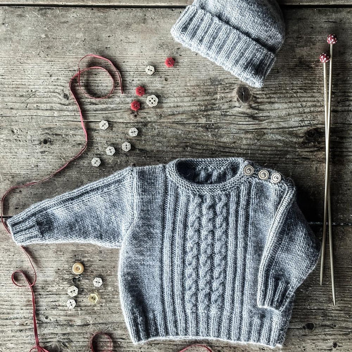 Whitley Sweater and Hat Knitting Pattern (BC149)-Needlecraft Patterns-Lisa F Design-Wild & Woolly Yarns
