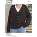 Women’s Tweed V-Neck Cardigan Knitting Pattern (N1785)-Needlecraft Patterns-Wentworth Distributors-Printed-Wild & Woolly Yarns